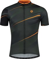 Rogelli Buzz Fietsshirt - Korte Mouwen - Heren - Groen, Oranje - Maat XL