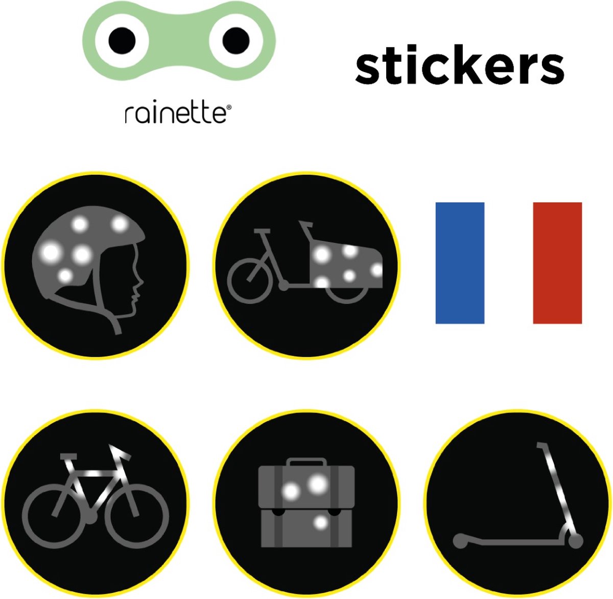 Stickers réfléchissant Pep's-Rainette