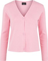 Pieces PCREJSA LS KNIT CARDIGAN KAC BFD BC Dames Vest Prism Pink  - Maat XS