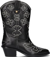 Fabienne Chapot Jolly Mid High Embroidery Boot Cowboylaarzen - Western Laarzen - Dames - Zwart - Maat 37