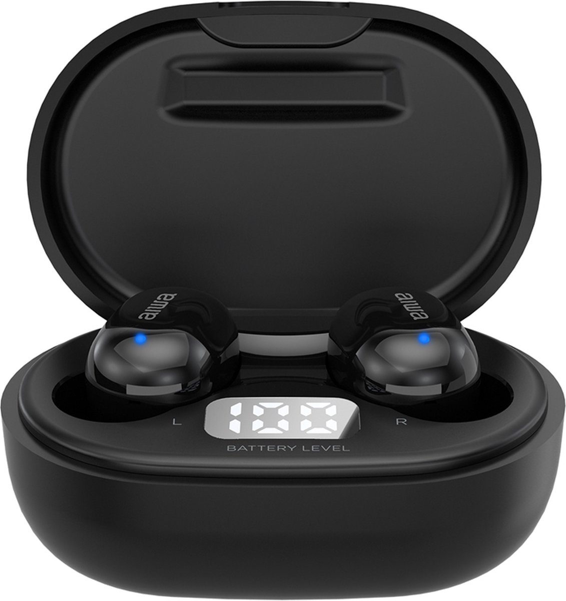 Aiwa EBTW-150BK - TWS in-ear oordopjes - Met microfoon - Inclusief oplaadbox