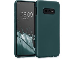 kwmobile telefoonhoesje geschikt voor Samsung Galaxy S10e - Hoesje voor smartphone - Back cover in metallic petrol
