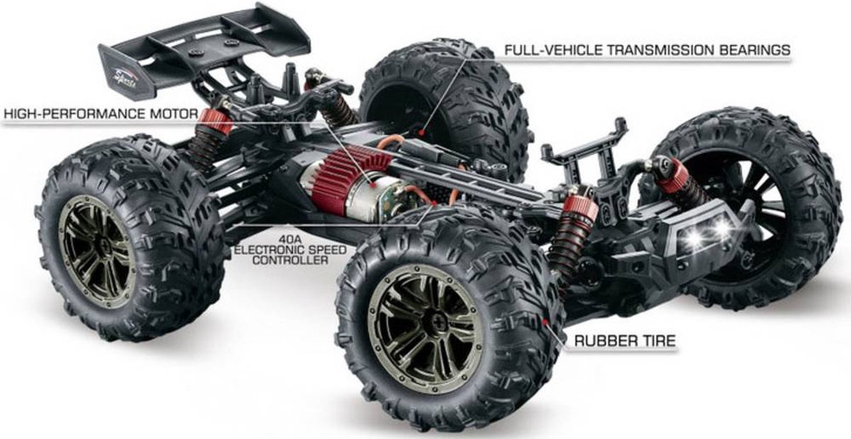 RC auto Elektro Truggy 4WD RTR 2,4 GHz 