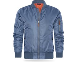 Cappuccino Italia - Heren Jas zomer Navy Seal Jacket - Blauw - Maat XXL