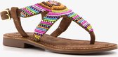 Groot leren meisjes sandalen - Bruin - Maat 29 - Echt leer