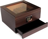 Humidor Modena - Met lade en digitale hygrometer - Sigarendoos voor 50 sigaren