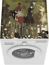 Wasmachine beschermer mat - Kermis - George Hendrik Breitner - Breedte 60 cm x hoogte 60 cm