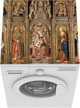 Wasmachine beschermer mat - Het Veelluik - Carlo Crivelli - Breedte 60 cm x hoogte 60 cm