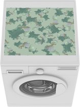 Wasmachine beschermer mat - Patronen - Groen - Camouflage - Breedte 55 cm x hoogte 45 cm