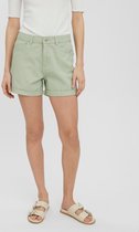 Vero Moda VMNINETEEN LOOSE SHORTS - Desert Sage Green