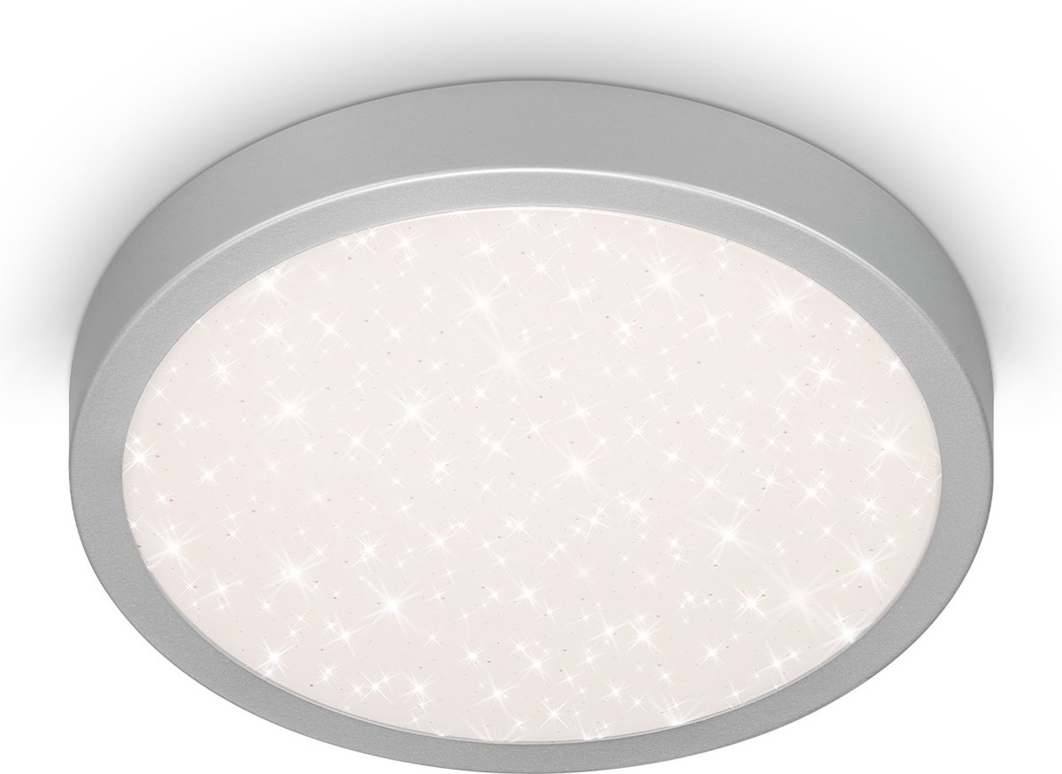 Briloner Leuchten RUNA - LED buitenlamp - met sterafdekking - zilver - 1xLED/18,5W - 280x40mm (DxH)