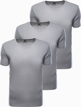 T-shirt - basic - heren - Ombre - Grijs - Z30-V-12 - 3-pak