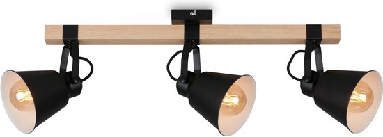 Briloner Leuchten TALLE - Spotlight - 2406- 035 - 3-vlam - draai- en zwenkbare spot - gloeilampen niet inbegrepen - max. 40 W - IP20 - 68 x 14,5 x 24 cm