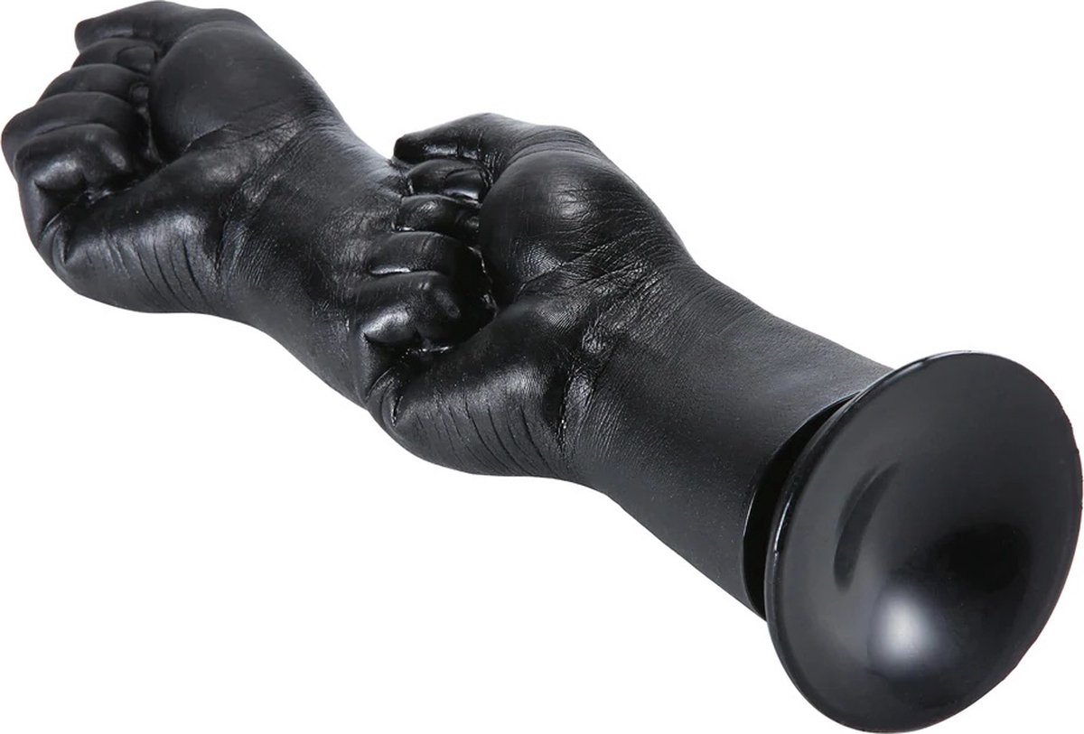 Lusty Fisting Dildo Double Fun - Fisting - Vuist Dildo - Met Zuignap - 35 cm