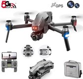 LUXWALLET® SkyLine³ 15-30KM/h – 3KM Bereik – Gimbal Stabilisator - GPS 5Ghz - RC Drone Met ESC FULL HD Camera Voor Volwassenen – FPV Live + VR Bril -Quadcopter – 2x Accu + Draagtas