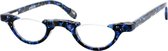 Leesbril Eyebobs Topless 2110-Blauw gevlekt-+1.50