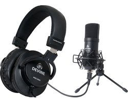 Devine PRO 2000 hoofdtelefoon + Devine USB microfoon