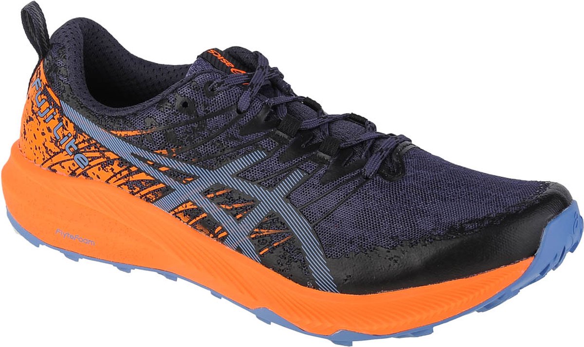 ASICS Fuji Lite 2 Heren - Sportschoenen - Hardlopen - Trail - grijs/oranje  | bol.com