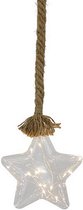 kerstster Antares led 7 x 18 cm glas transparant
