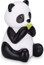 Veilleuse LED Navaris pour enfants - Lampe de chevet Panda avec différentes couleurs de lumière - Avec fonction de minuterie - Joli design panda en noir/blanc