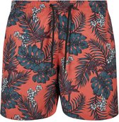 Urban Classics Zwemshorts -S- Pattern dark tropical aop Multicolours