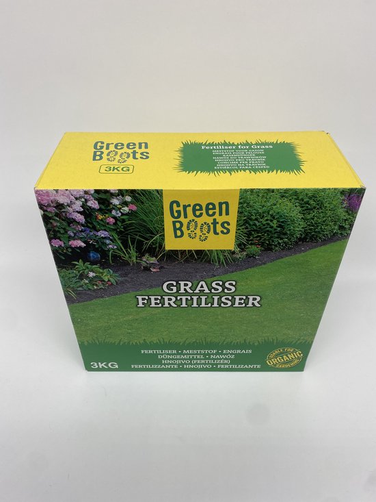 Green Boots - Gazonmest 3 kg voor een perfect groen gazon | bol