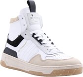 Goosecraft Blake Men 2 Heren Hoge Sneakers - Wit & Beige - Maat 40