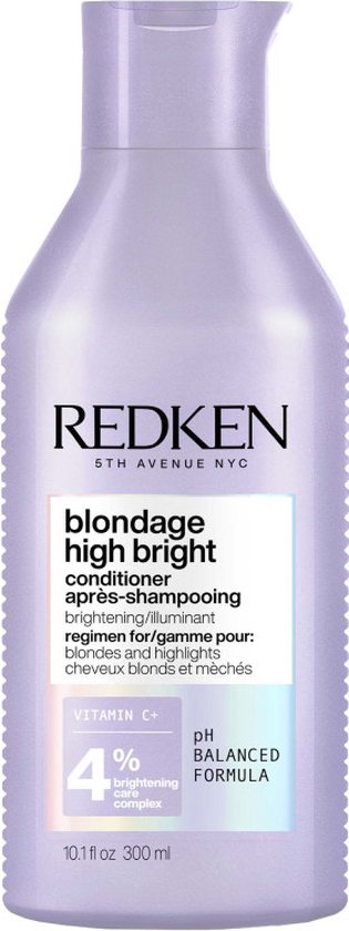 Foto: Redken blondage high bright conditioner voor blond haar 300 ml 