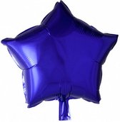 folieballon ster 45 cm paars