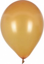 ballonnenset Metallic 22,8 cm latex goud 10-delig
