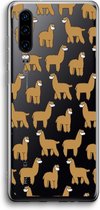 Case Company® - Huawei P30 hoesje - Alpacas - Soft Cover Telefoonhoesje - Bescherming aan alle Kanten en Schermrand