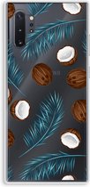 Case Company® - Samsung Galaxy Note 10 Plus hoesje - Kokosnoot - Soft Cover Telefoonhoesje - Bescherming aan alle Kanten en Schermrand