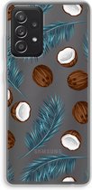 Case Company® - Samsung Galaxy A52s 5G hoesje - Kokosnoot - Soft Cover Telefoonhoesje - Bescherming aan alle Kanten en Schermrand