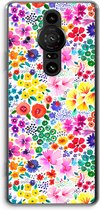 Case Company® - Sony Xperia Pro-I hoesje - Little Flowers - Soft Cover Telefoonhoesje - Bescherming aan alle Kanten en Schermrand