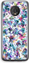 Case Company® - Motorola Moto G6 hoesje - Hibiscus Flowers - Soft Cover Telefoonhoesje - Bescherming aan alle Kanten en Schermrand