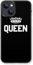 Case Company® - iPhone 13 mini hoesje - Queen zwart - Soft Cover Telefoonhoesje - Bescherming aan alle Kanten en Schermrand