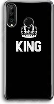 Case Company® - Huawei P30 Lite hoesje - King zwart - Soft Cover Telefoonhoesje - Bescherming aan alle Kanten en Schermrand