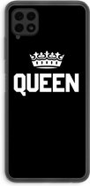 Case Company® - Samsung Galaxy A22 4G hoesje - Queen zwart - Soft Cover Telefoonhoesje - Bescherming aan alle Kanten en Schermrand