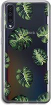 Case Company® - Samsung Galaxy A50 hoesje - Tropische bladeren - Soft Cover Telefoonhoesje - Bescherming aan alle Kanten en Schermrand