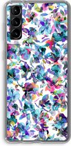 Case Company® - Samsung Galaxy S21 Plus hoesje - Hibiscus Flowers - Soft Cover Telefoonhoesje - Bescherming aan alle Kanten en Schermrand