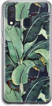 Case Company® - Samsung Galaxy A40 hoesje - Bananenbladeren - Soft Cover Telefoonhoesje - Bescherming aan alle Kanten en Schermrand