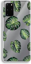 Case Company® - Samsung Galaxy S20 Plus hoesje - Tropische bladeren - Soft Cover Telefoonhoesje - Bescherming aan alle Kanten en Schermrand