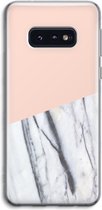 Case Company® - Samsung Galaxy S10e hoesje - A touch of peach - Soft Cover Telefoonhoesje - Bescherming aan alle Kanten en Schermrand