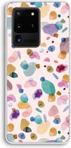 Case Company® - Samsung Galaxy S20 Ultra hoesje - Terrazzo Memphis - Soft Cover Telefoonhoesje - Bescherming aan alle Kanten en Schermrand