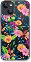 Case Company® - iPhone 13 hoesje - Tropisch 2 - Soft Cover Telefoonhoesje - Bescherming aan alle Kanten en Schermrand