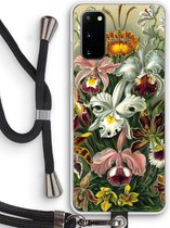 Case Company® - Samsung Galaxy S20 hoesje met Koord - Haeckel Orchidae - Telefoonhoesje met Zwart Koord - Bescherming aan alle Kanten en Over de Schermrand