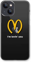 Case Company® - iPhone 13 hoesje - I'm lovin' you - Soft Cover Telefoonhoesje - Bescherming aan alle Kanten en Schermrand