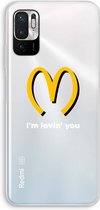 Case Company® - Xiaomi Redmi Note 10 5G hoesje - I'm lovin' you - Soft Cover Telefoonhoesje - Bescherming aan alle Kanten en Schermrand