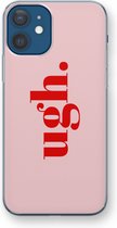 Case Company® - iPhone 12 hoesje - Ugh - Soft Cover Telefoonhoesje - Bescherming aan alle Kanten en Schermrand