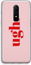 Case Company® - OnePlus 6 hoesje - Ugh - Soft Cover Telefoonhoesje - Bescherming aan alle Kanten en Schermrand
